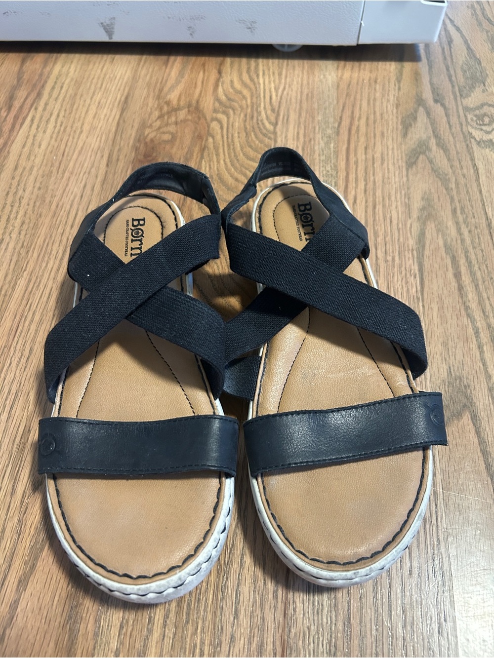 Born Women’s Black Strappy Sandals